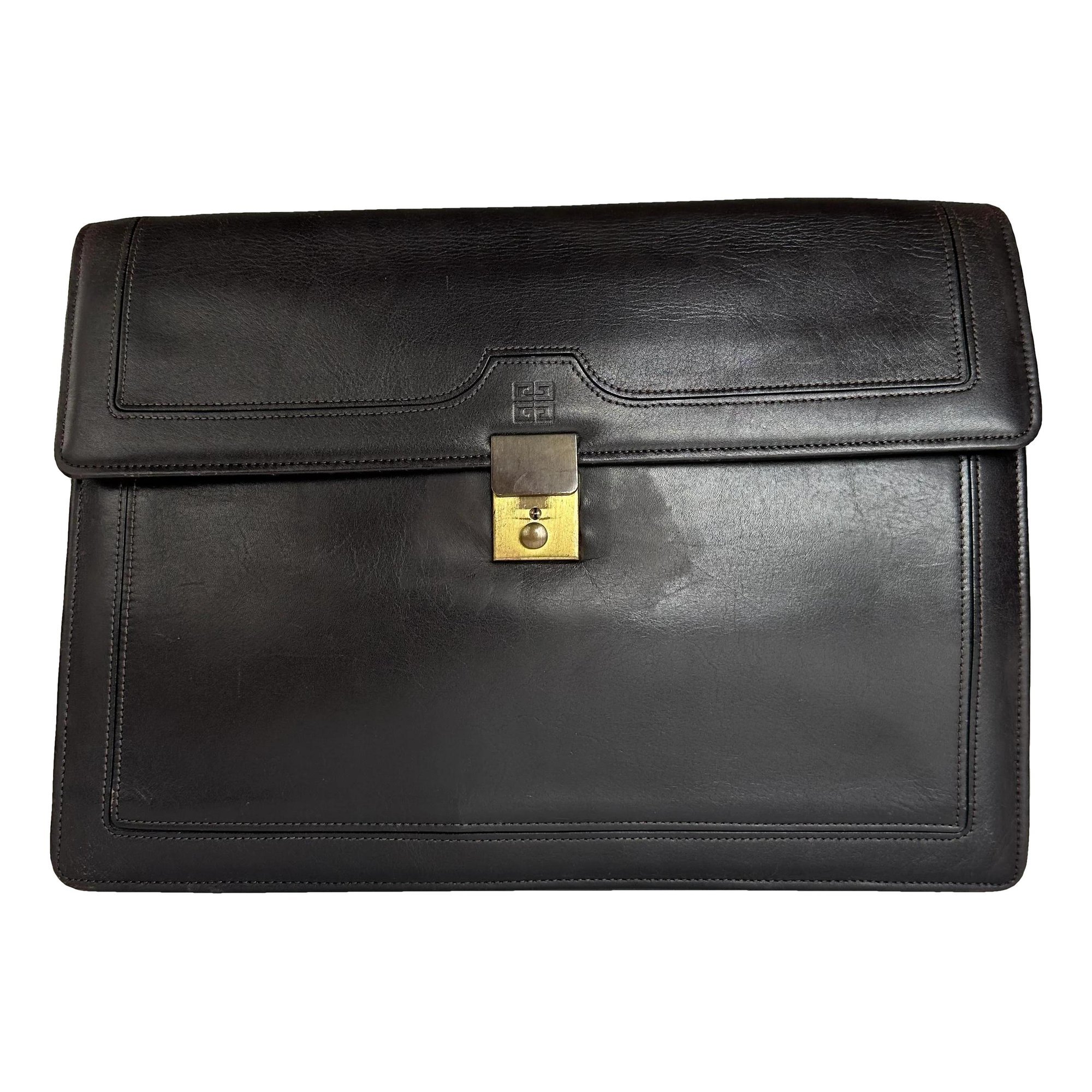 Antigona leather clutch bag