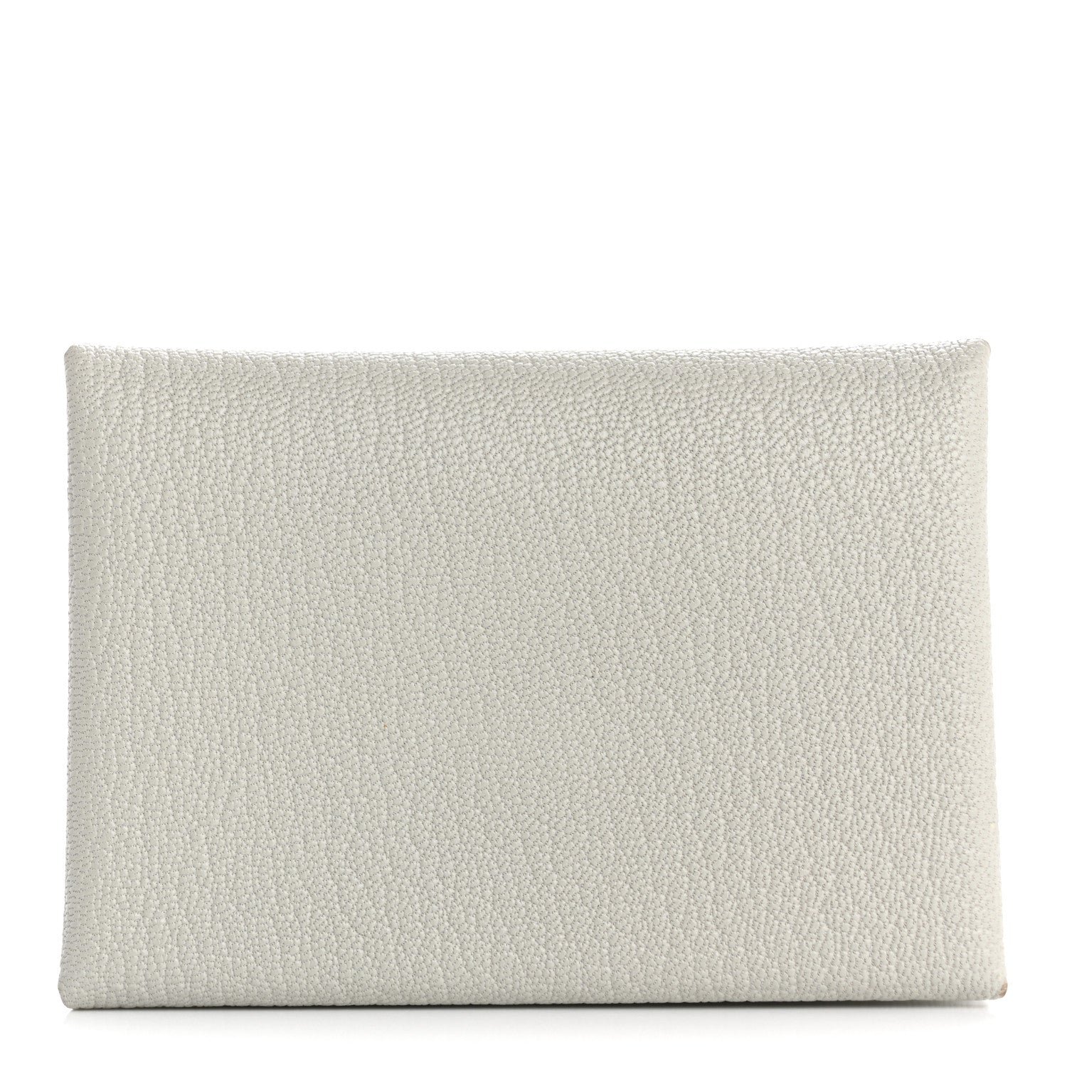 Hermes Chevre Mysore Calvi Duo Card Case Gris Perle