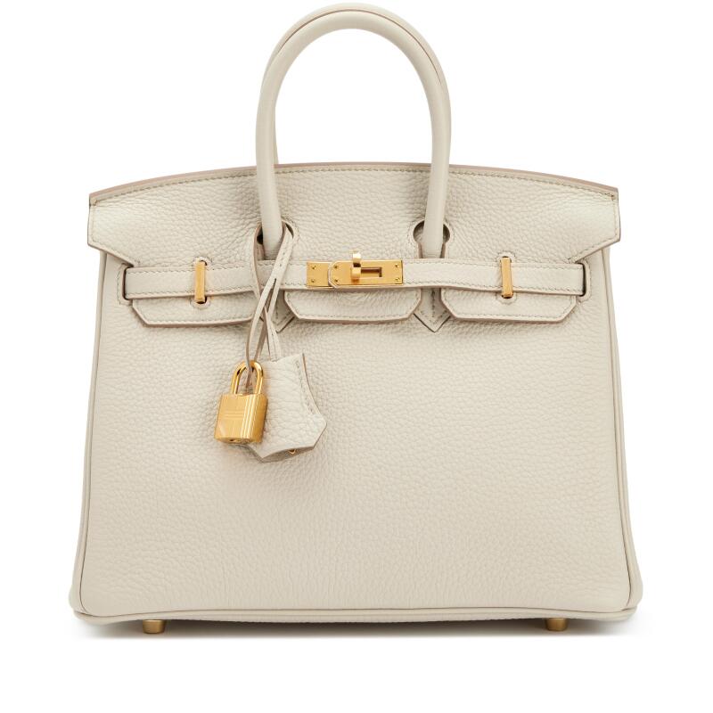 Hermes Craie Togo Birkin 25 Gold Hardware, 2025