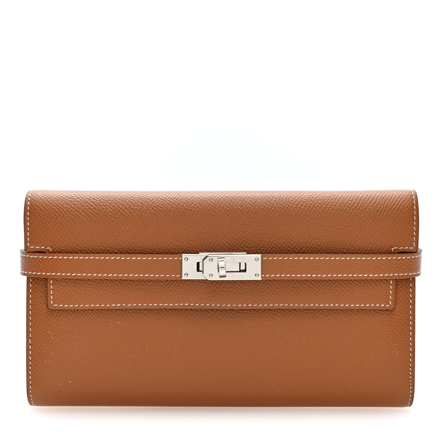 Hermes Epsom Kelly Longue Wallet Gold