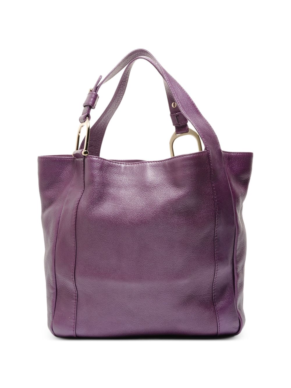 2000s leather tote bag
