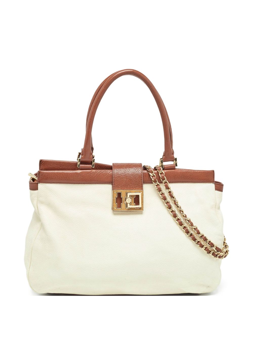 pre-owned chain-strap tote bag