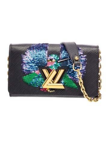 Epi Leather Twist Wallet on Chain