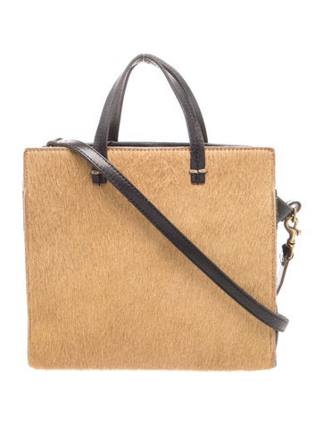 Ponyhair Top Handle Bag