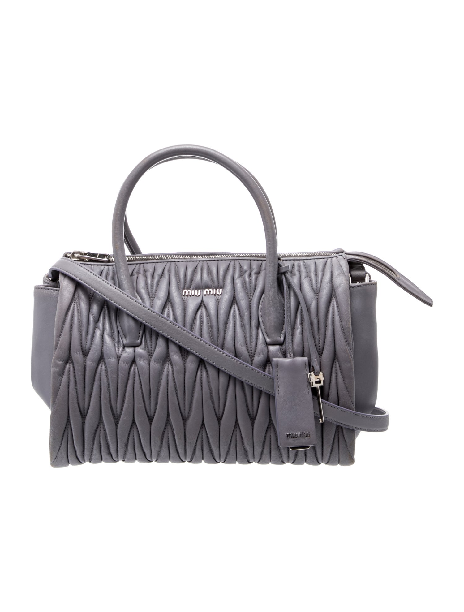 Leather Top Handle Bag