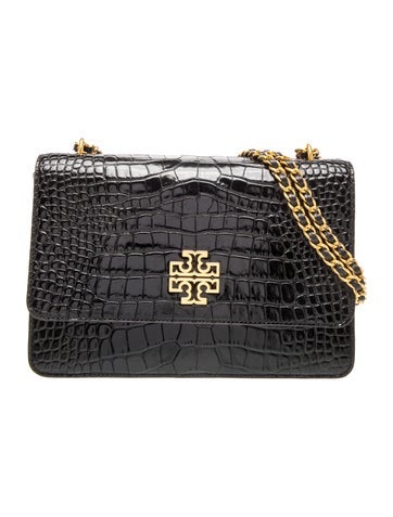 Embossed Leather Shoulder Bag