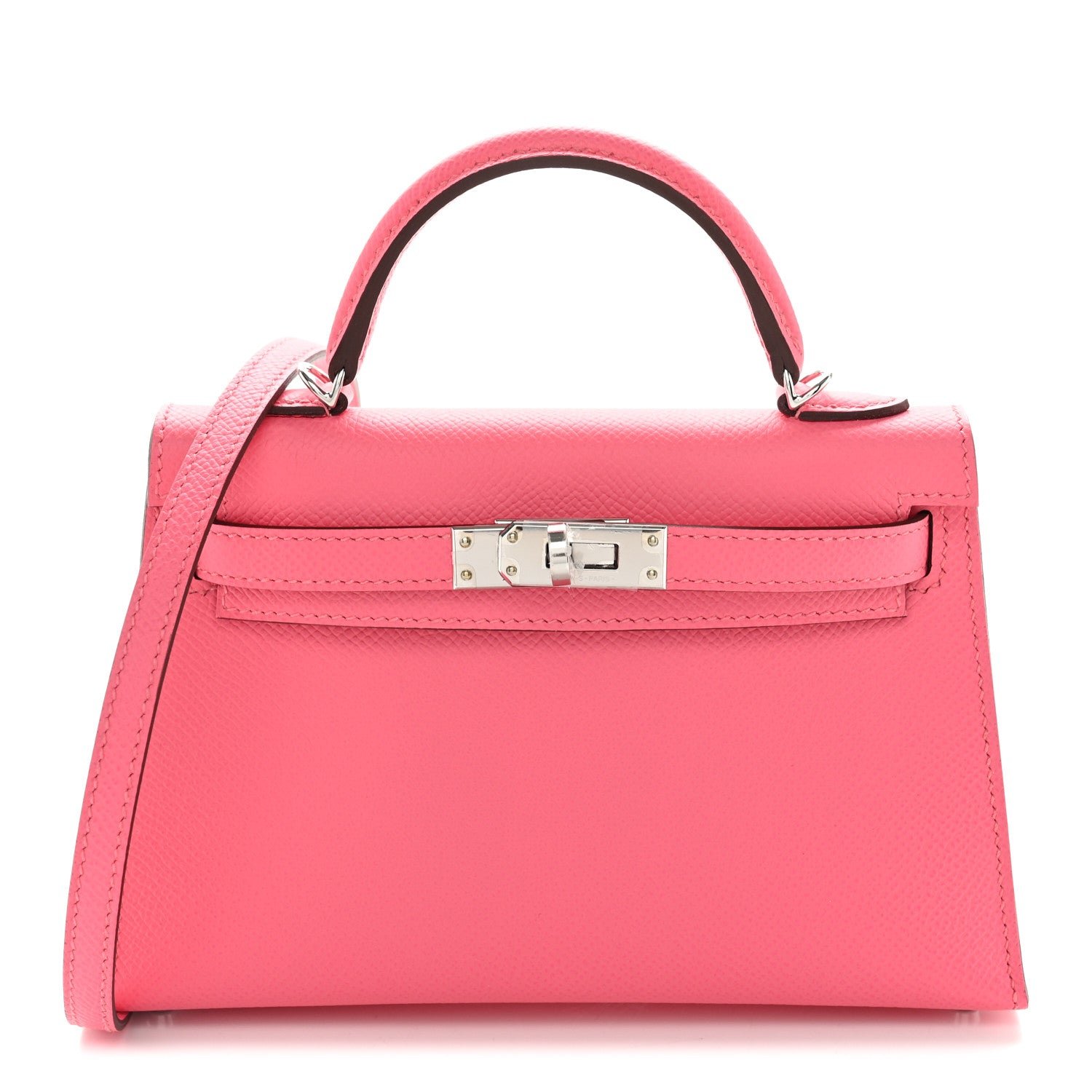 Hermes Epsom Mini Kelly Sellier 20 Rose Azalee