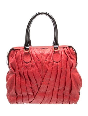 Valentino Leather Top Handle Bag