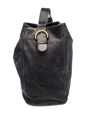 Leather Bucket Bag