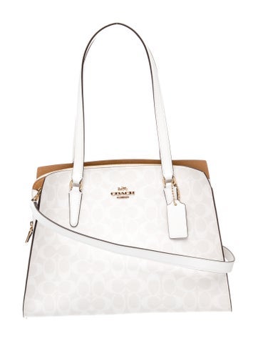 Coach Leather Top Handle Bag
