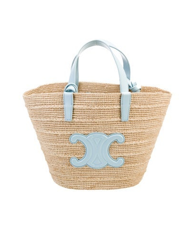 Celine Raffia Supple Classic Panier Teen