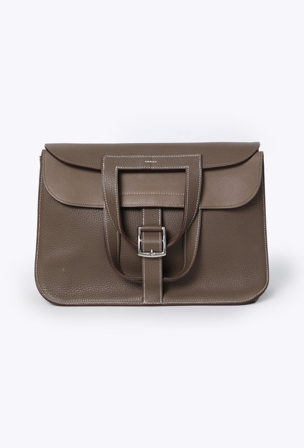 Hermes Étoupe Taurillon Clémence Halzan 31