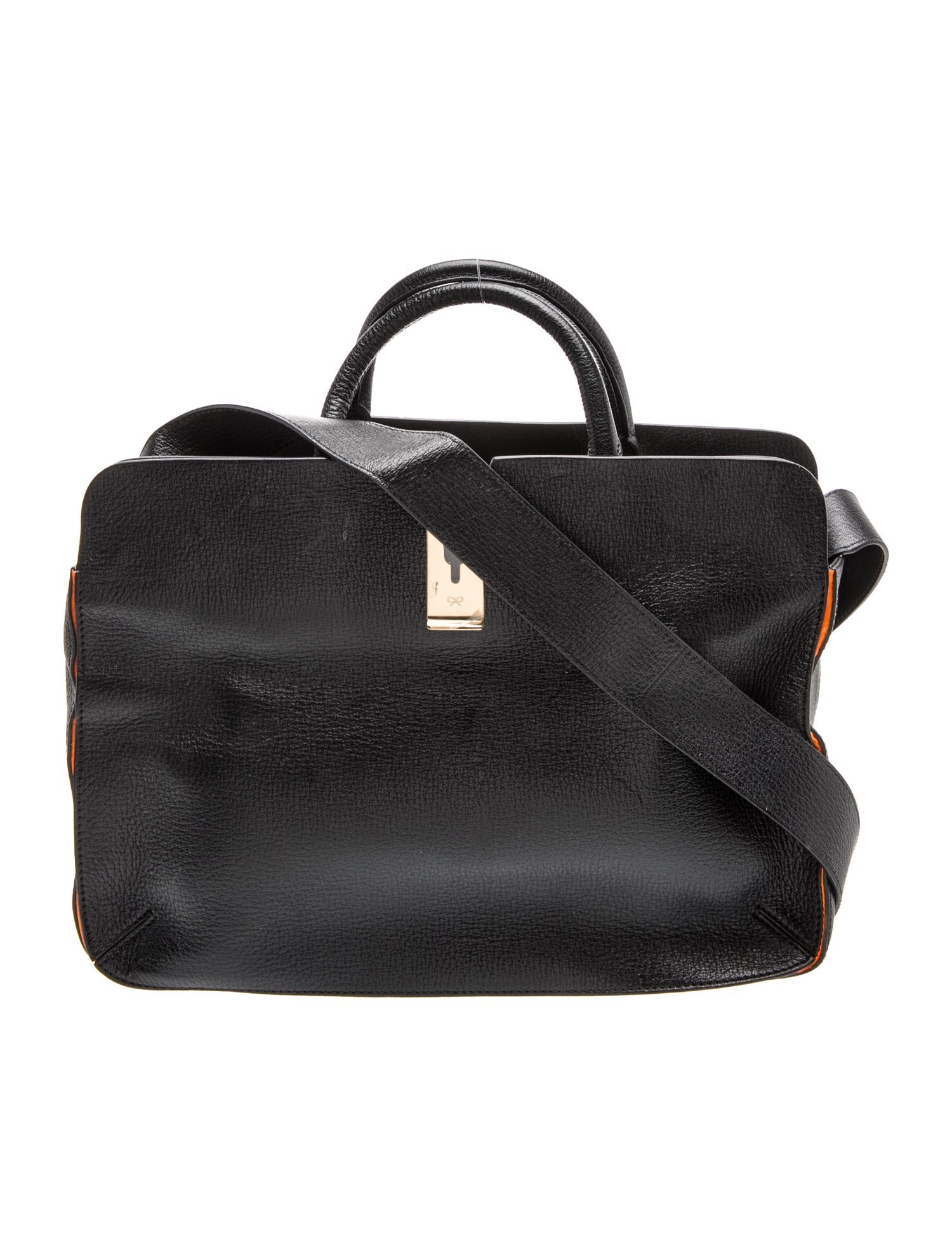 Anya Hindmarch Leather Top Handle Bag