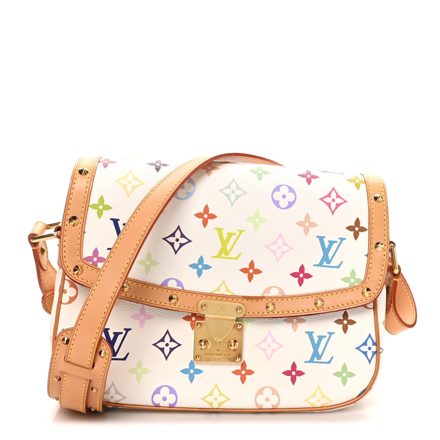 Louis Vuitton Monogram Multicolor Sologne White