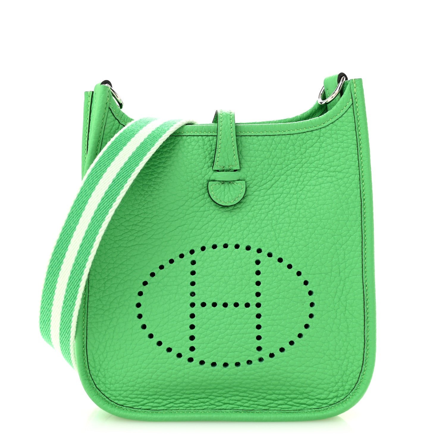 Hermes Taurillon Clemence Amazone Evelyne TPM Vert Comics Vert Fizz