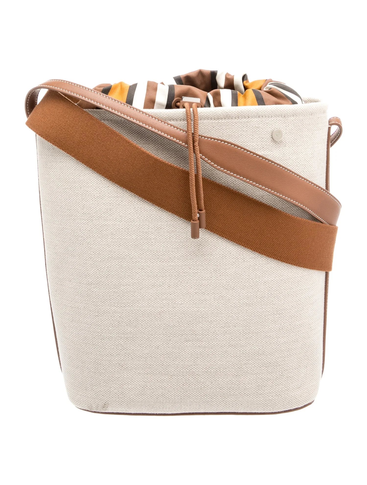 Loro Piana Canvas Bucket Bag