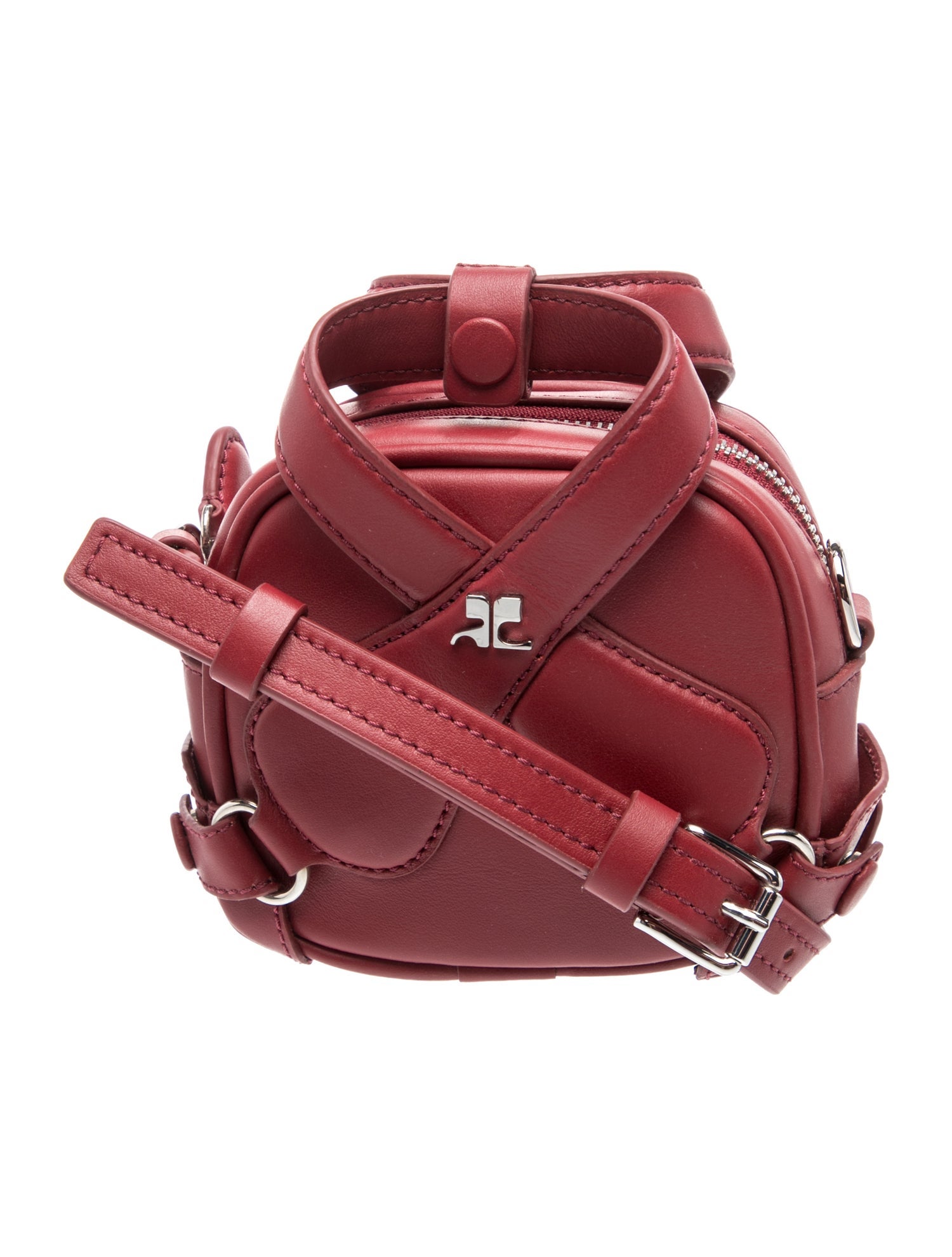 Courreges Leather Bucket Bag
