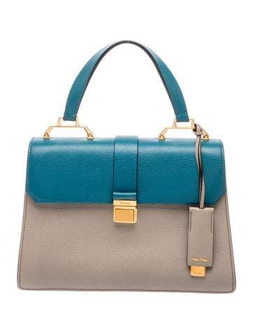 Leather Top Handle Bag