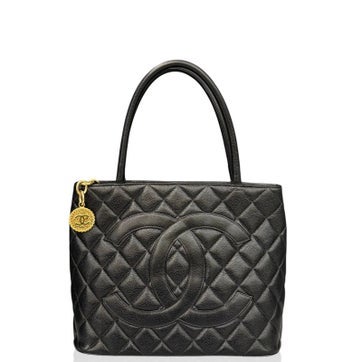 Calfskin Medallion Tote Large