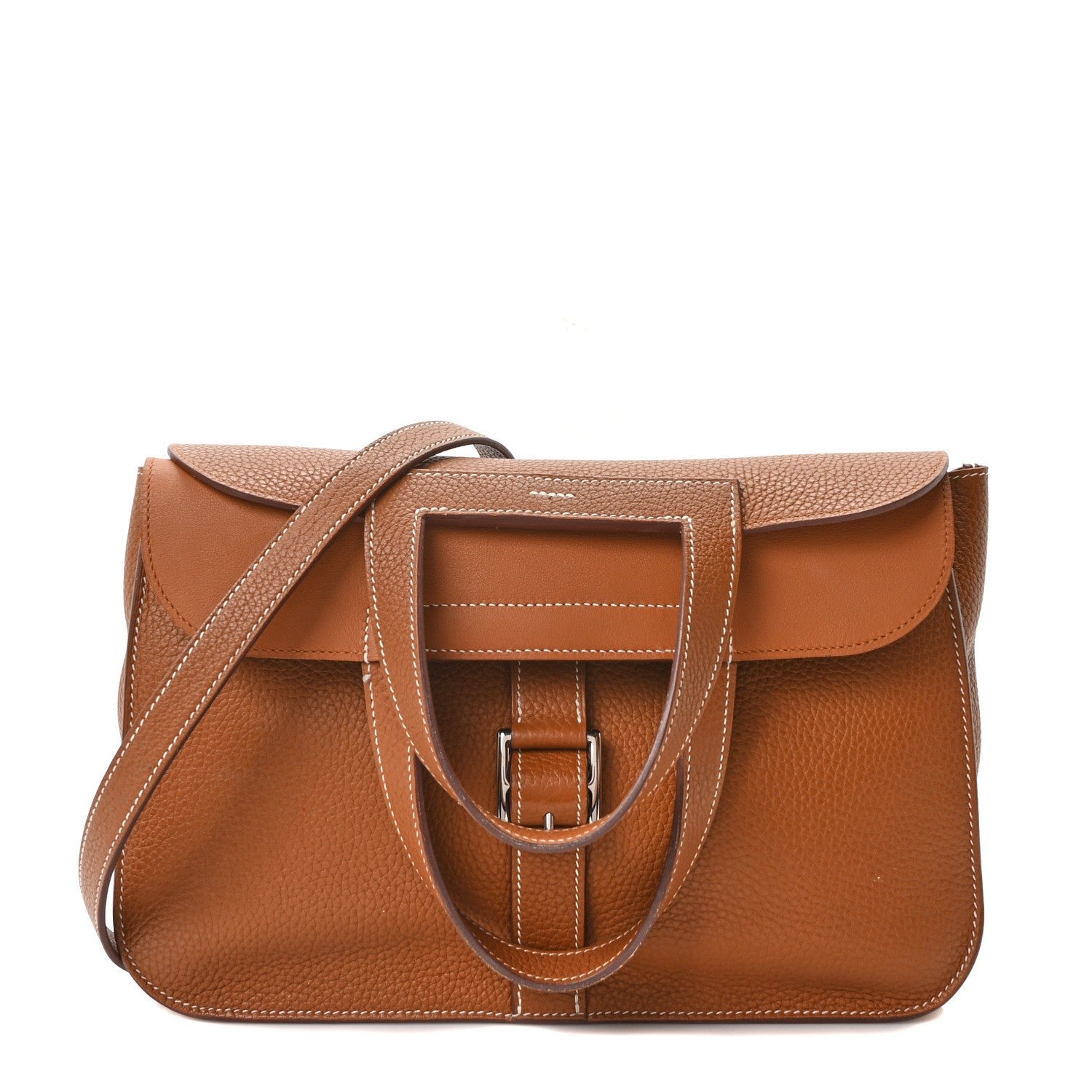 Hermes Taurillon Clemence Halzan 31 Gold