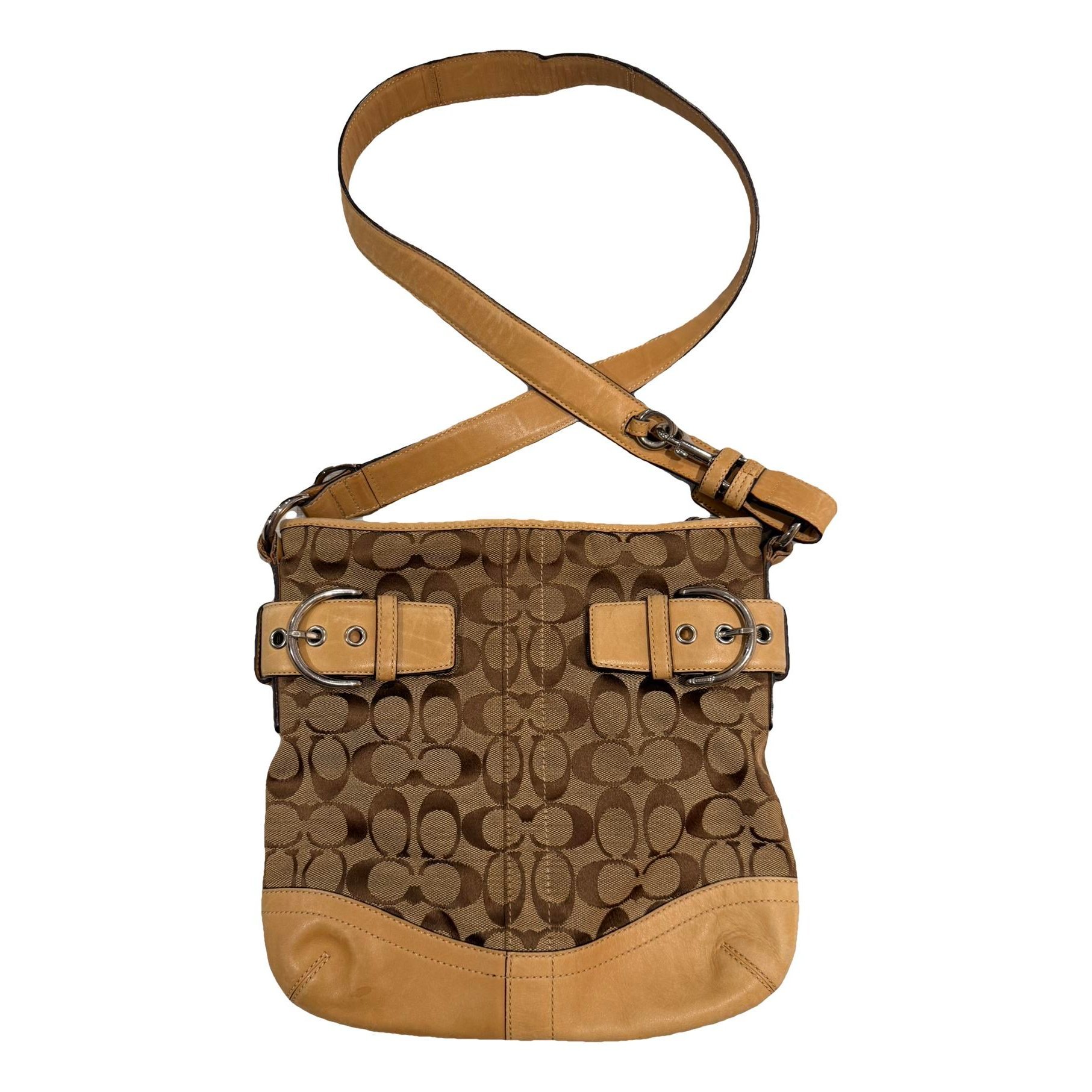 Leather crossbody bag