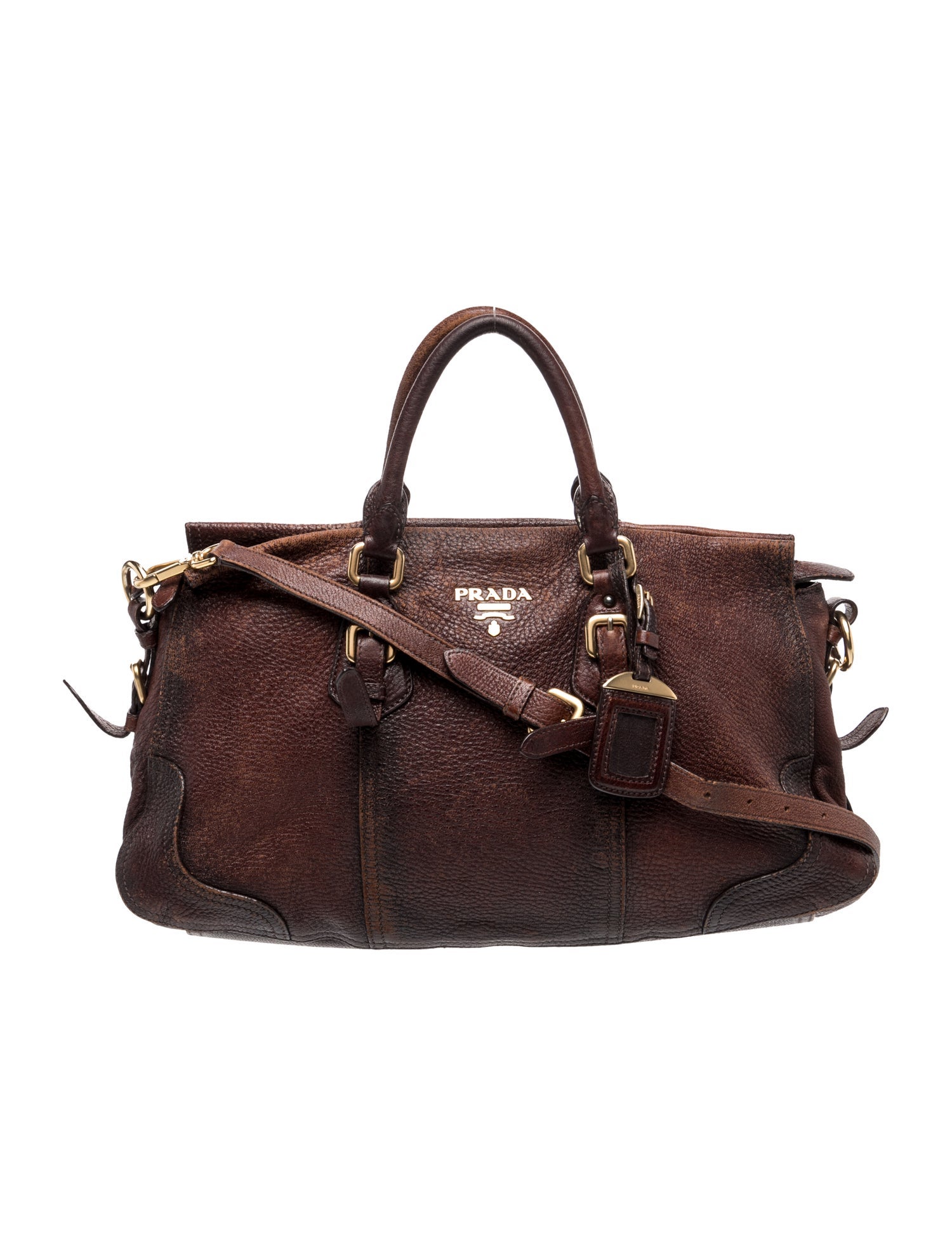 Vitello Daino Leather Antik Satchel