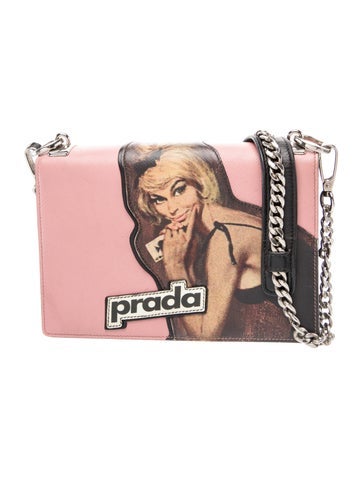 Prada Saffiano Lux Leather Shoulder Bag