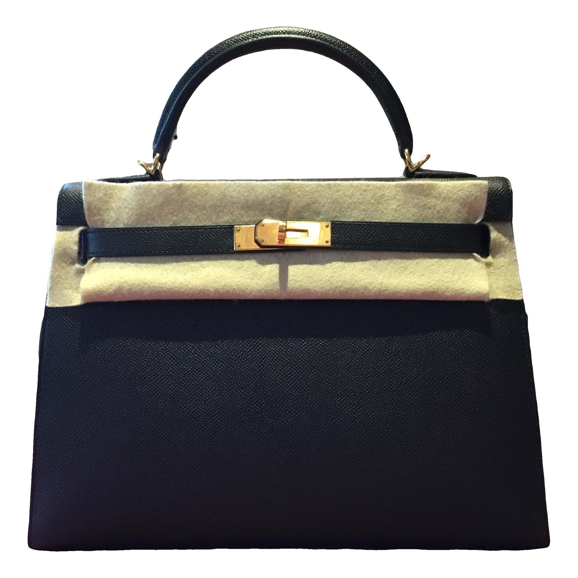 Kelly 32 leather handbag