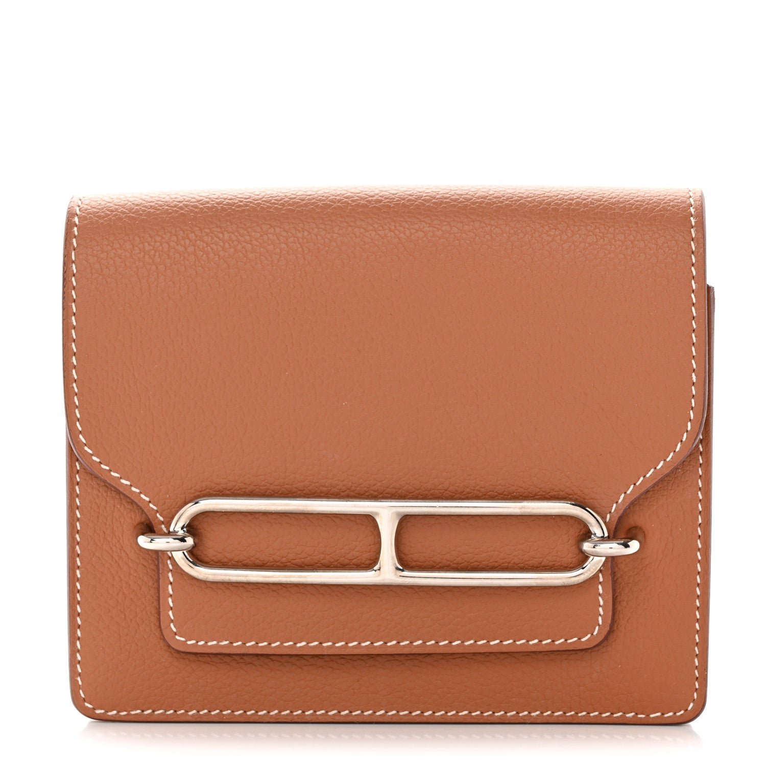 Hermes Evercolor Roulis Slim Wallet Gold