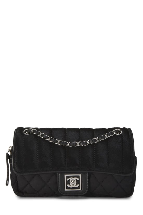 Black Sportline Half Flap Bag Small