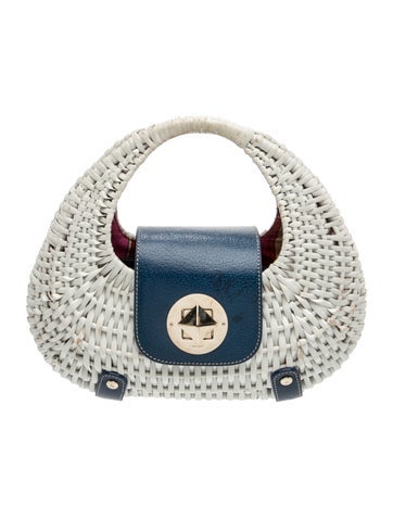 Kate Spade Wicker Top Handle Bag