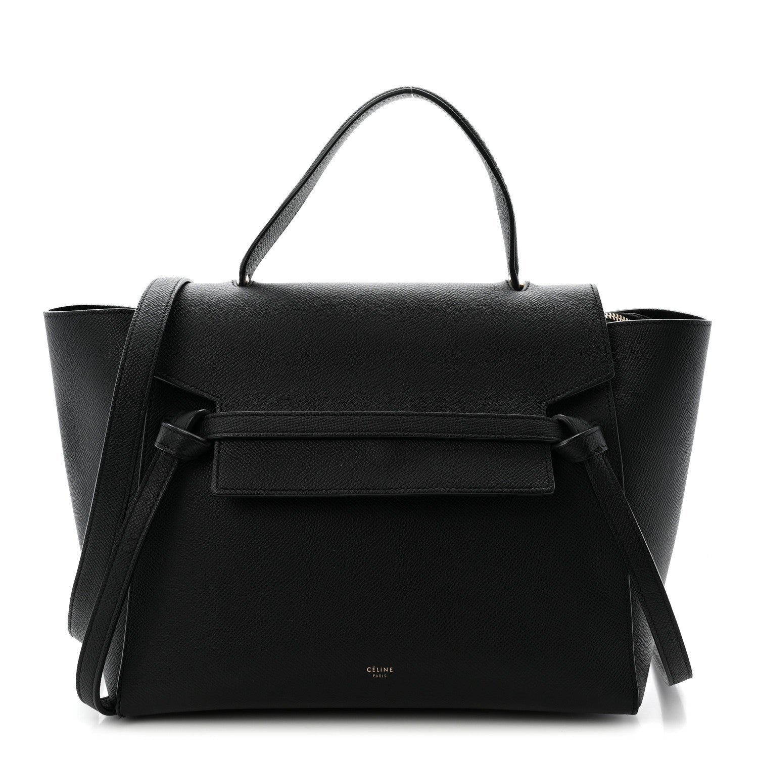 Celine Grained Calfskin Mini Belt Bag Black