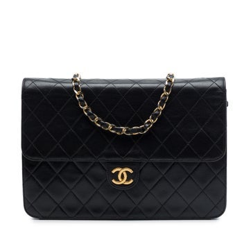 Medium CC Quilted Lambskin Single Flap