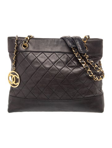 Chanel Quilted Chain-Link Tote