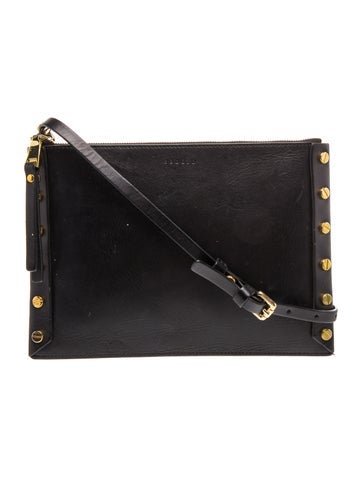 Sandro Leather Crossbody Bag