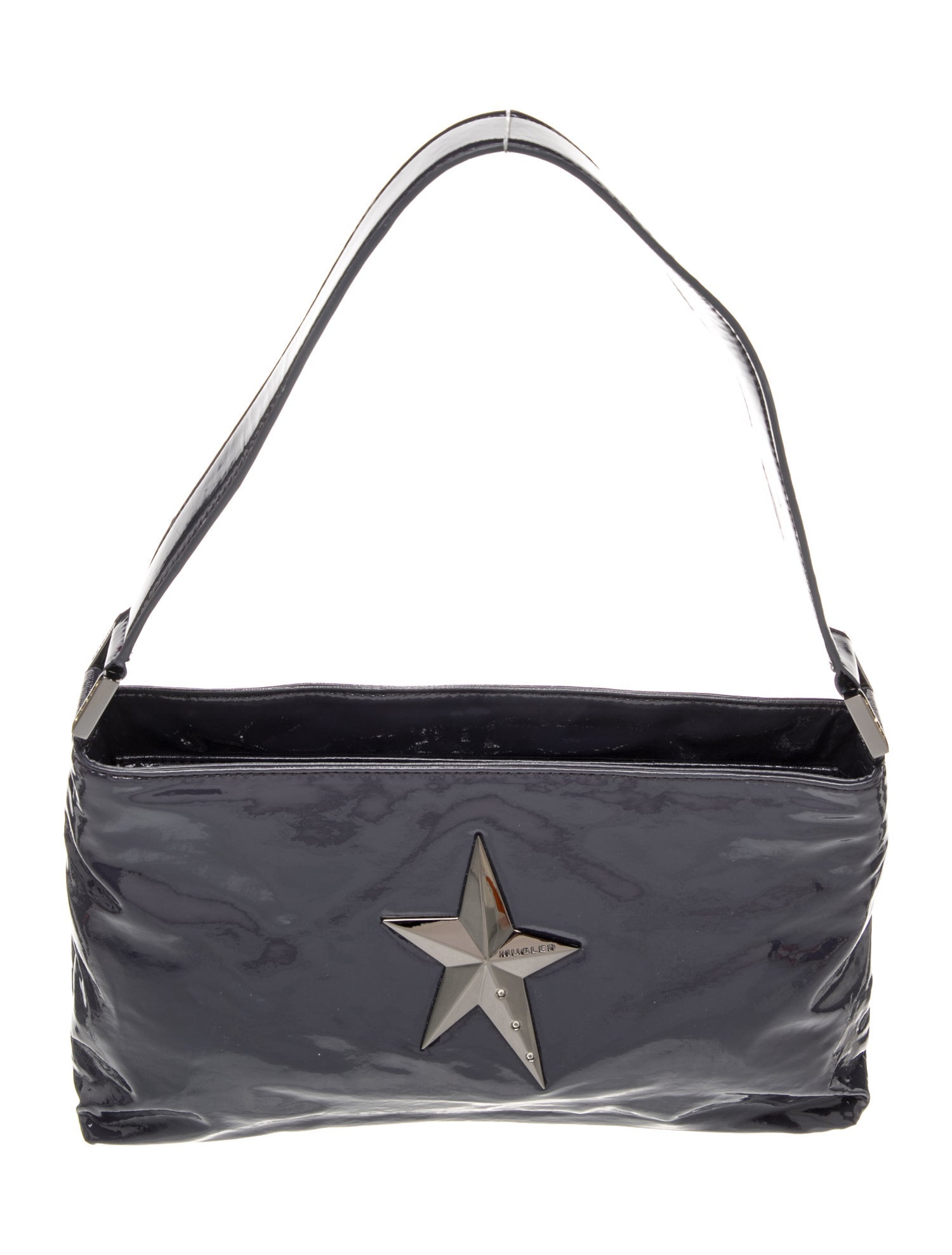 Mugler Patent Leather Shoulder Bag