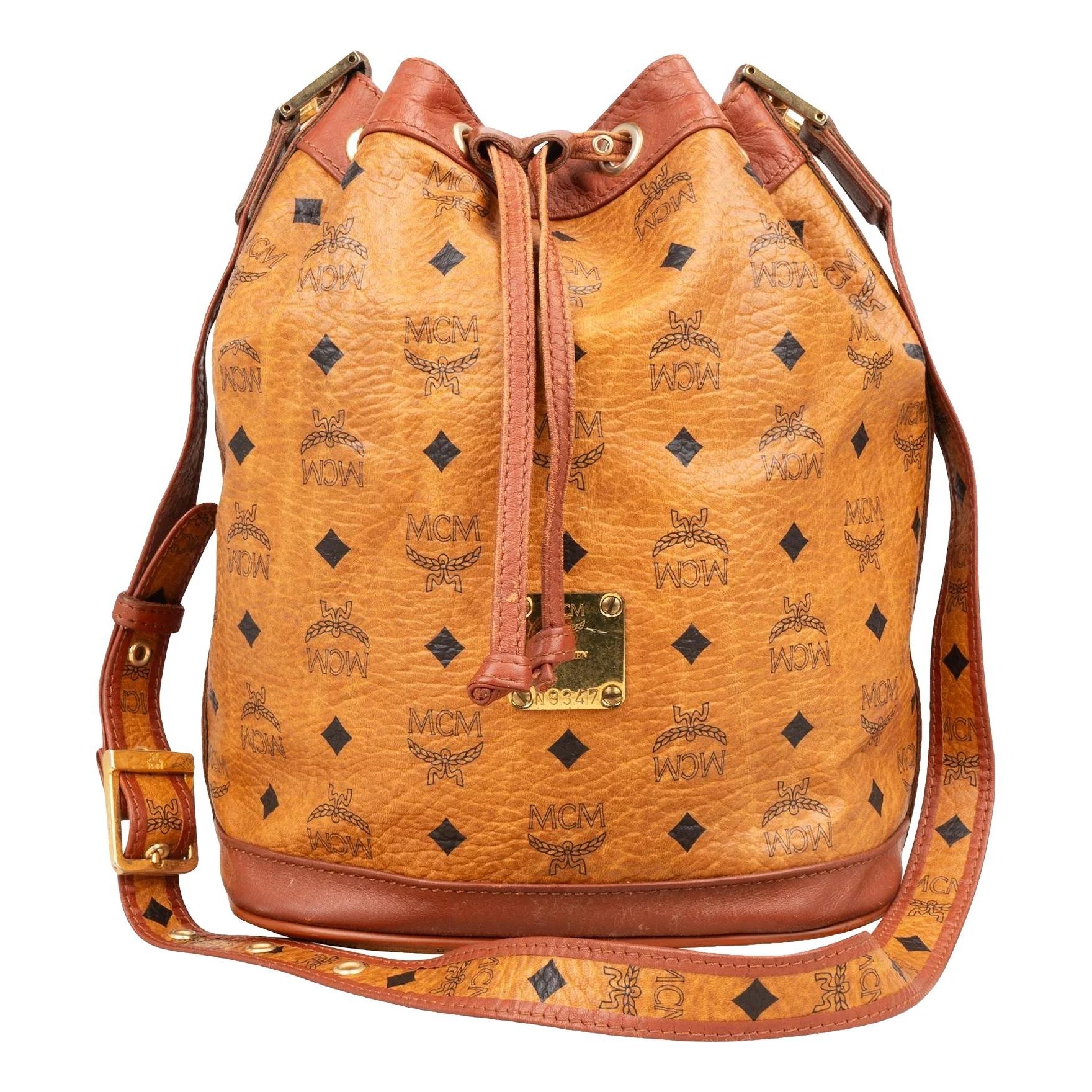 Heritage Drawstring leather crossbody bag