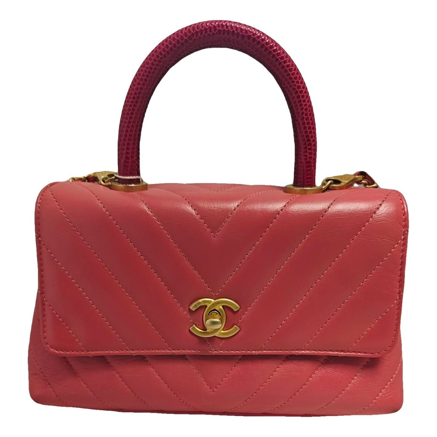 Coco Handle leather handbag
