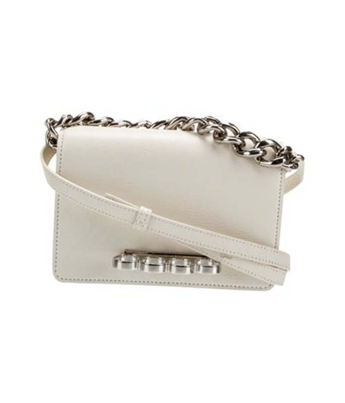 Alexander McQueen Mcqueen Leather Four Ring Crossbody