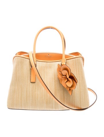 Straw Top Handle Bag