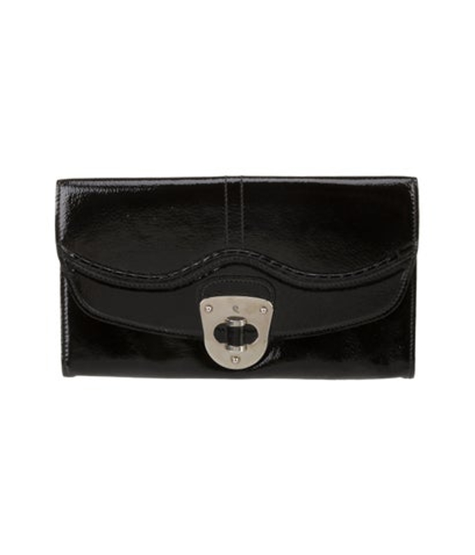 Alexander McQueen Mcqueen Patent Leather Clutch