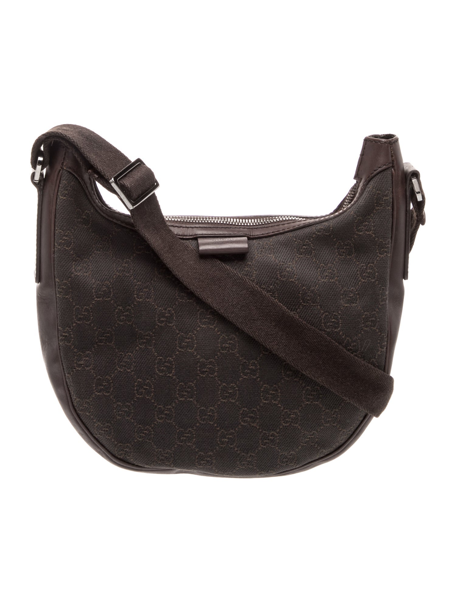 GG Denim Crossbody Bag Vintage