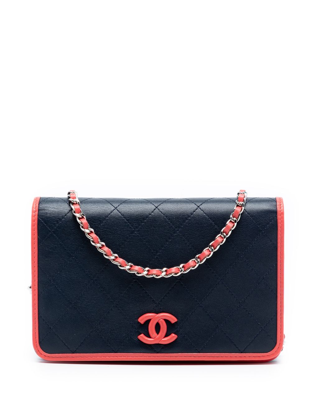 Chanel 2019 Quilted Lambskin Color Pop CC Wallet on Chain crossbody bag