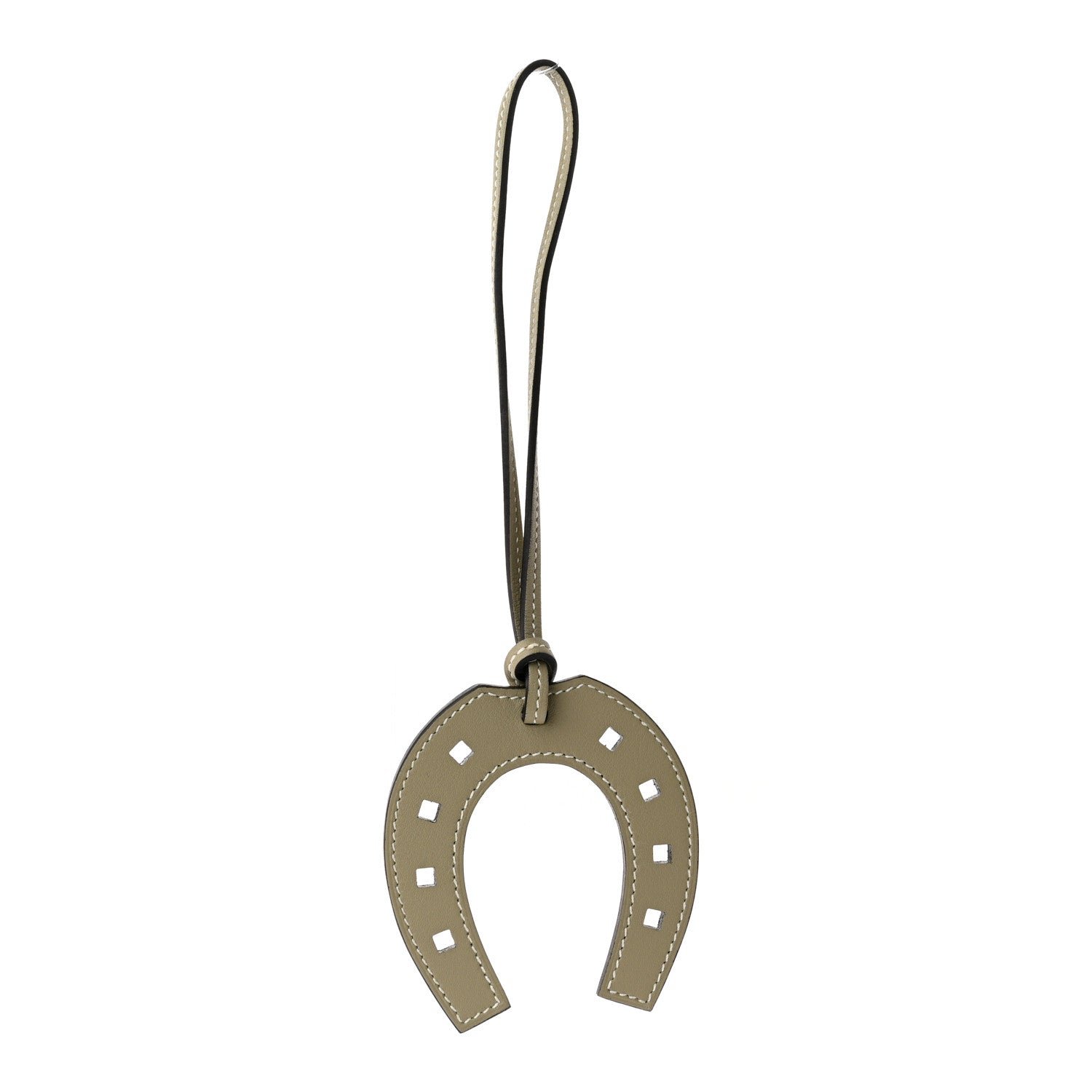 Hermes Swift Paddock Horseshoe Bag Charm Sauge