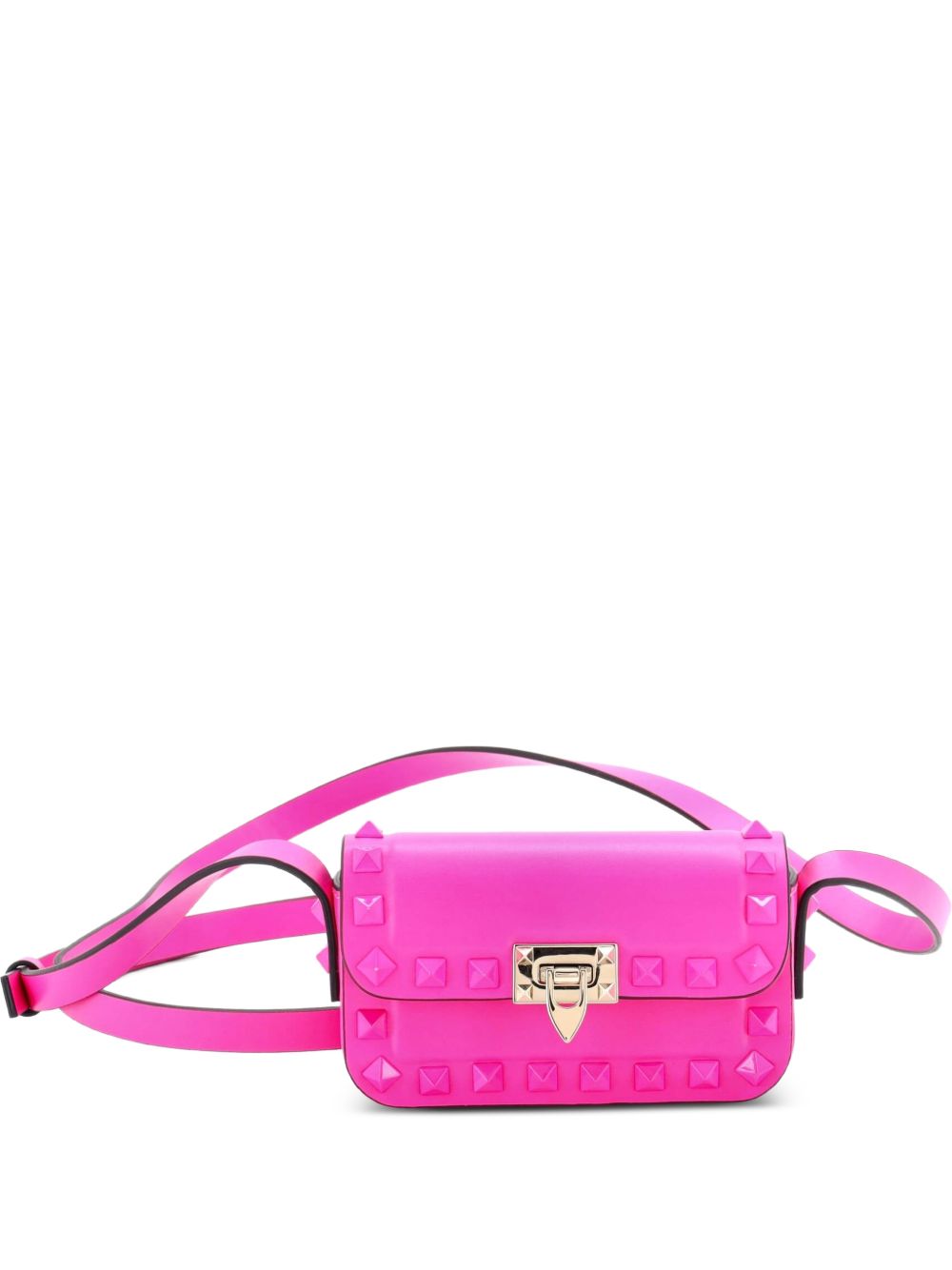 Rockstud23 Leather Micro shoulder bag