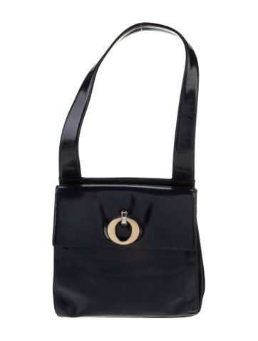 Dior Patent Leather Shoulder Bag Vintage