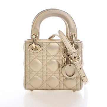 Lambskin Lady Dior Micro