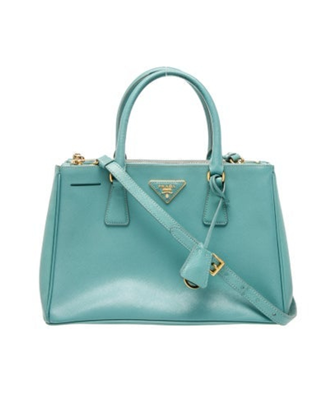 Prada Saffiano Leather Galleria Double Zip Small