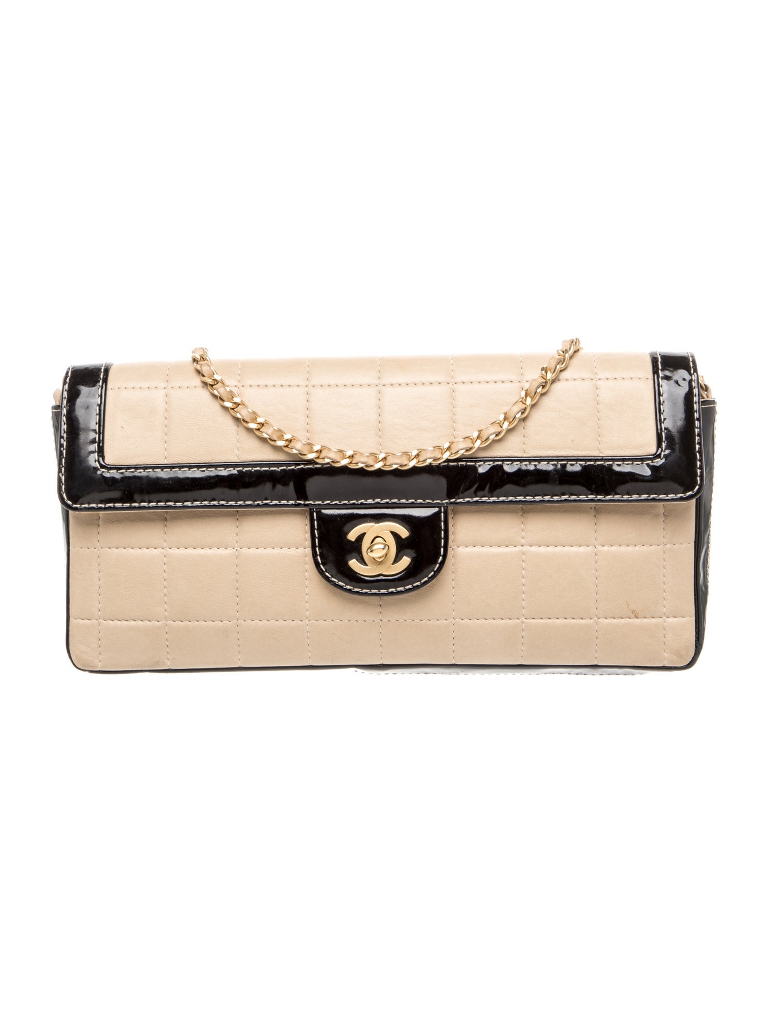 Square Quilt E/W Flap Bag