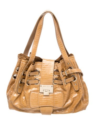 Jimmy Choo Patent Leather Shoulder Bag